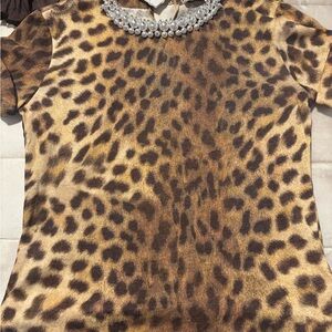 Zimmermann Black and Brown Graphic T-Shirt